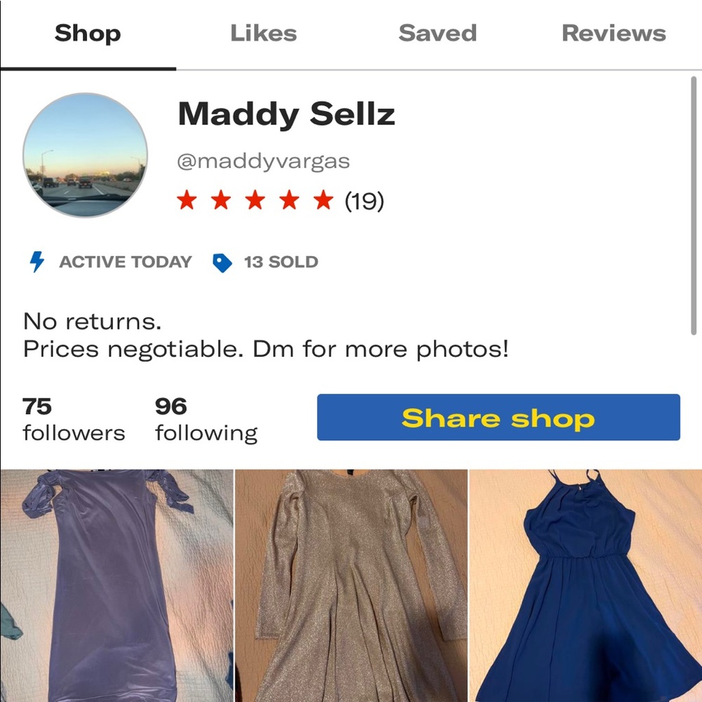 Follow my Depop